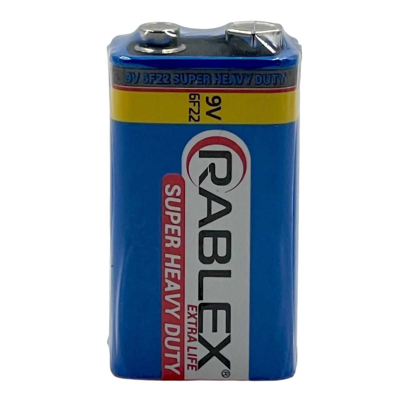 Батарейка сольова Rablex 6F22 9V, крона, трей 1/10/600