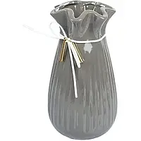 Ваза Viva jardin 24 см сіра