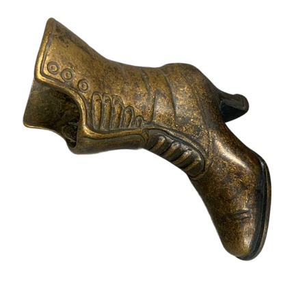 Статуетка "Чобіт" із зістареної латуні 12х14см Stilars Італія 130417, фото 2