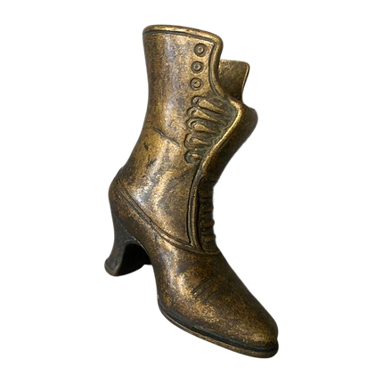 Статуетка "Чобіт" із зістареної латуні 12х14см Stilars Італія 130417, фото 1