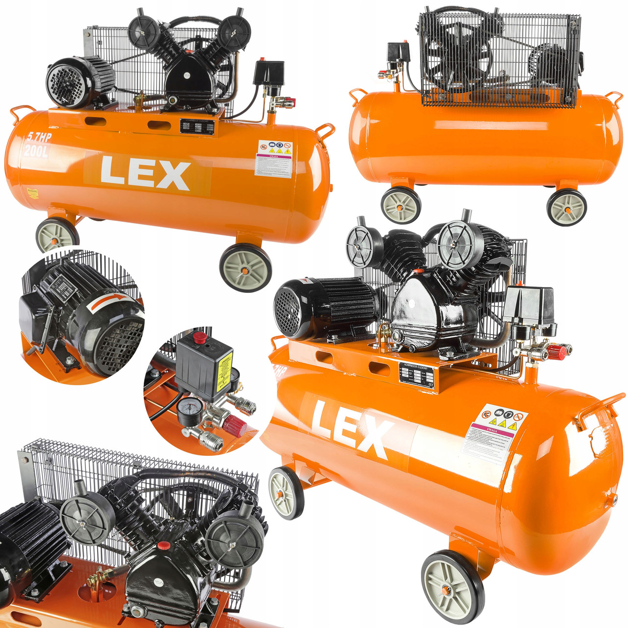 Оливний компресор  Lex LXC200-1  200L 8bar