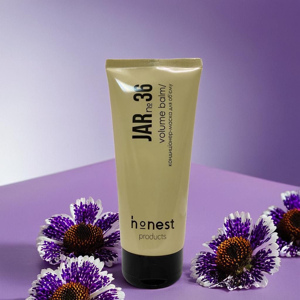 Професійна натуральна маска-кондиціонер JAR №36 для відновлення та об'єму тонкого волосся, 200 мл, фото 1