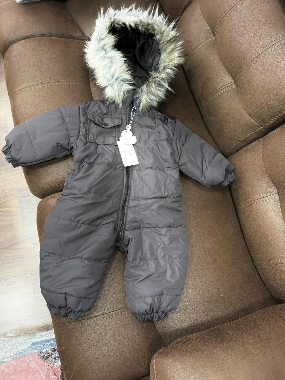 Дитячий комбінезон для хлопчика на флісі, тканина "Плащівка"