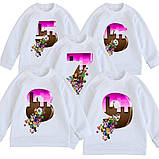 Світшот дитячий з принтом Minecraft 5 Майнкрафт, фото 2