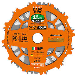 Комплект пазових дискових пилок CMT Dado Pro Set 230.312.08M