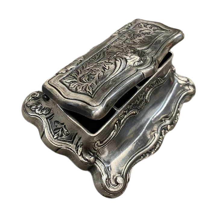 Скринька для марок з посрібленої латуні 15,5 х 10 см Stilars Італія 141188