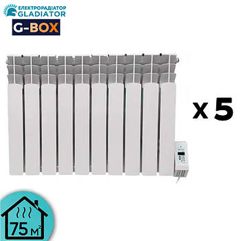 Система опалення електрична G5-BOX 75 з радіаторами Gladiator (5 кВт)