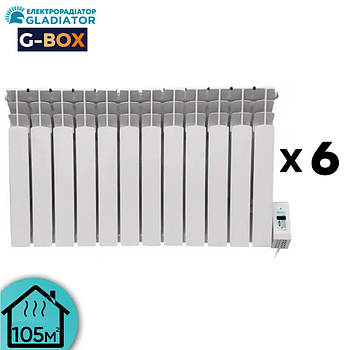 Система опалення електрична G6-BOX 105 з радіаторами  Gladiator (7.8 кВт)