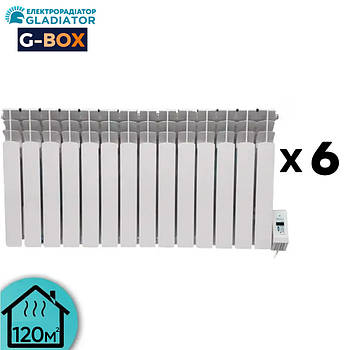 Система опалення електрична G6-BOX 120 з радіаторами  Gladiator (9 кВт)