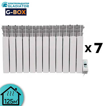 Система опалення електрична G7-BOX 125 з радіаторами  Gladiator (9.1 кВт)
