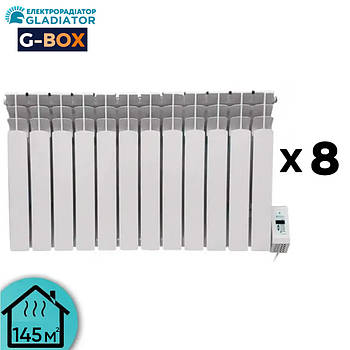 Система опалення електрична G8-BOX 145 з радіаторами  Gladiator (10.4 кВт)