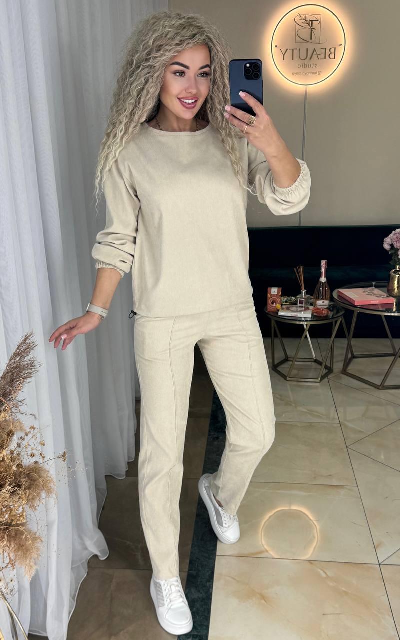 Стильний Костюм Вельвет 42-44; 46-48,50-52 (імм 430), фото 1