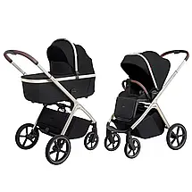 Коляска універсальна 2в1 CARRELLO Vector CRL-6550 Pearl Black Чорна, фото 3
