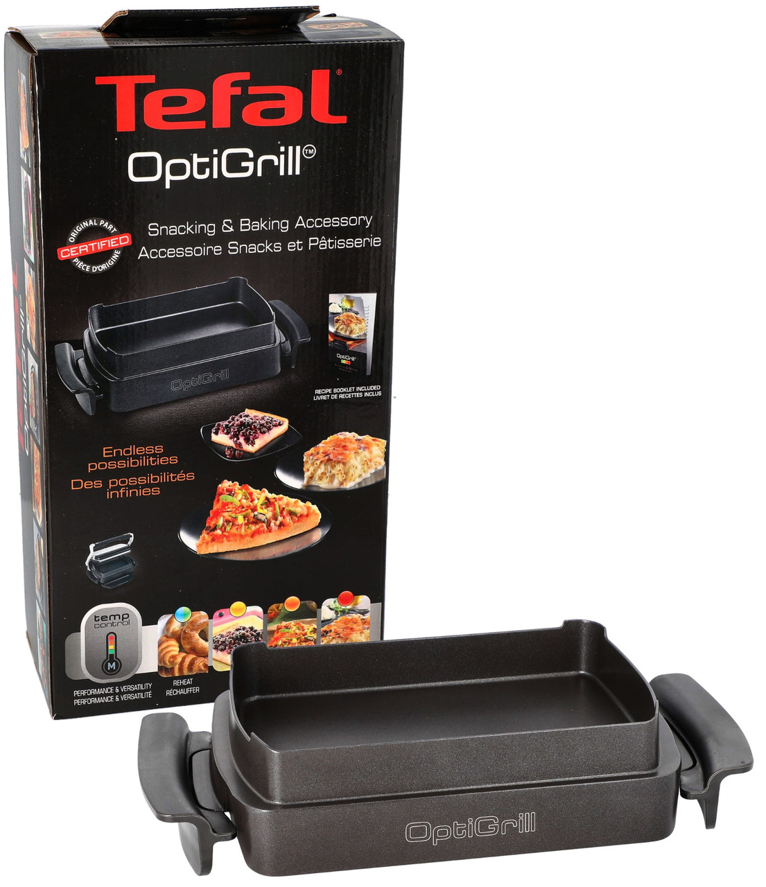 Форма для випікання електрогрилю Tefal OPTIGRILL+ GC712D34 (XA725870)