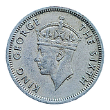 Малайя 10 центів, 1948, фото 2