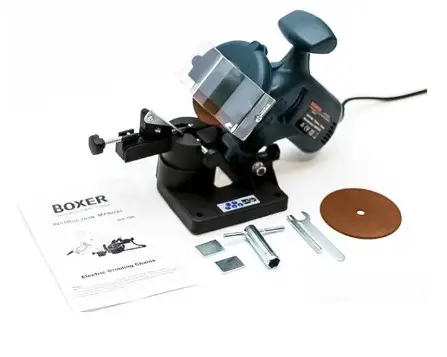 Заточний верстат для ланцюгів бензопил 850Вт, 4200об/хв Boxer BX-200 точильний верстат