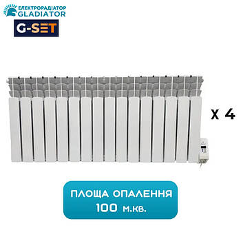 G-SET 100 система опалення комерційна електрична 6,0 кВт (16Тх4) Gladiator
