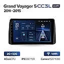 Штатна магнітола Teyes CC3L Wi-Fi Chrysler Grand Voyager 5 (2011-2015), фото 2