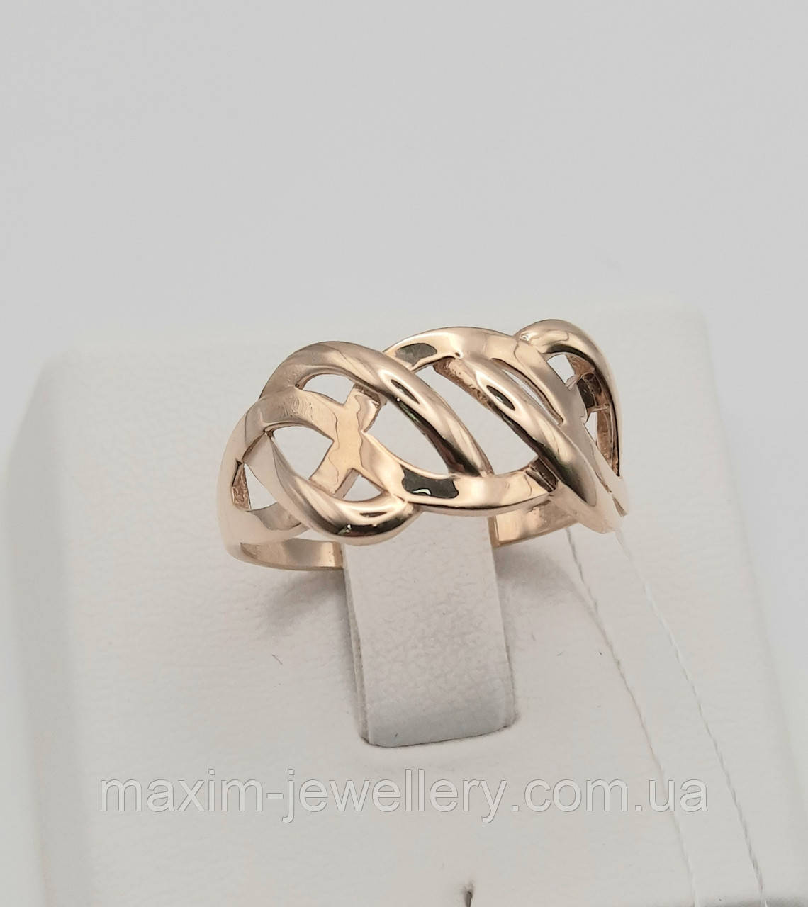 Каблучка з червоного золота, фото 1