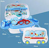 Ігровий кейс для дитини від 3 років HAPPY DOCTOR CAR, фото 6
