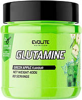 Глутамін Evolite Nutrition Glutamine 400г зелене яблуко