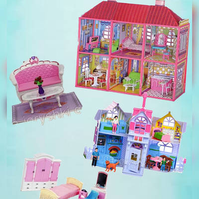 Будиночки та меблі для ляльок
