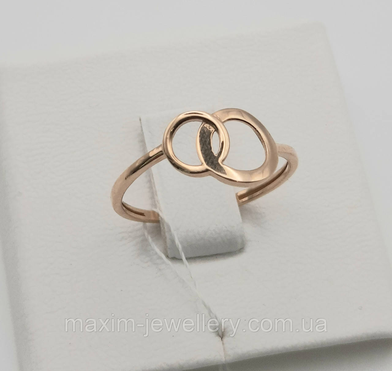 Каблучка з червоного золота, фото 1
