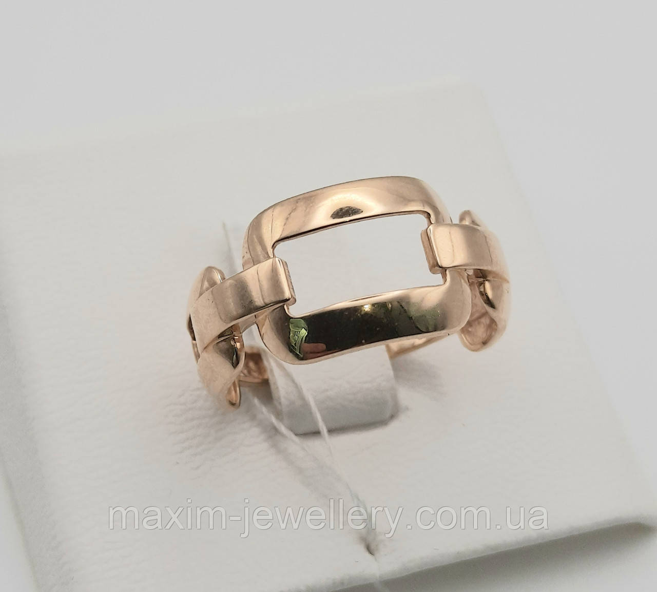 Каблучка з червоного золота, фото 1