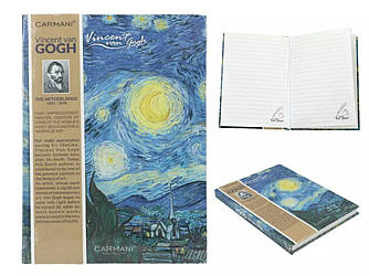 Блокнот Carmani Ван Гог Зоряна ніч ,  13х18 cм (021-5057)