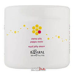 Відновлююча крем-маска для сильно пошкодженого волосся з маточним молочком Kaaral Royal Jelly Cream, 500 мл