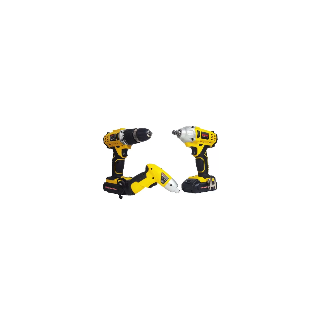 Набір гайковерт дрель 24 В, 1350 об/хв Boxer SR-032 набір акумуляторні дриль і гайковерт, фото 1