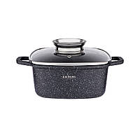 Каструля алюмінієва мармур 3,5 л 1222 BL — "I" Індукція