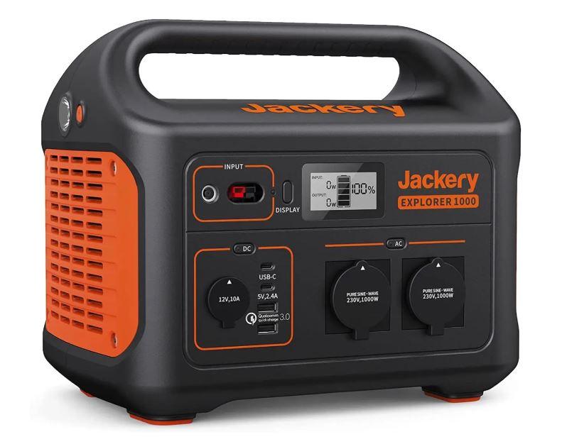 Портативна електростанція Jackery Explorer 1000 1002Wh 230 В/1000 W (Пик 2000 W)
