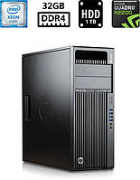 Ігровий комп'ютер HP Z440/Intel Xeon E5-1620 v4 3.50GHz/32GB DDR4/HDD 1TB/NVIDIA Quadro K2200 4GB/700W Б/В