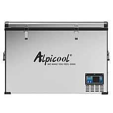 Компресорний автохолодильник Alpicool BD135. До -20℃. Живлення 12, 24, 220 вольт, фото 3