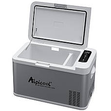 Компресорний автохолодильник Alpicool MK25 (25 літрів) — Охолодження до -20 °C. Живлення 12, 24, 220 вольтів, фото 3