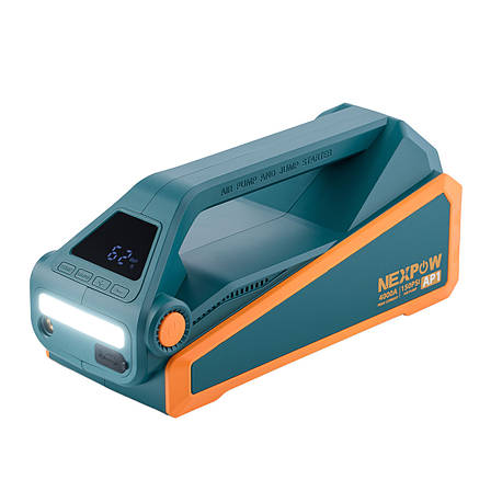 Пусковий пристрій Jump Starter з компресором для авто NEXPOW AP1 (4000A) 74,0Wh/20000mAh, фото 1