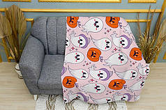 Плед «Милі привиди та гарбузи. Cute Ghosts and Pumpkins»