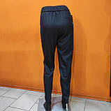 Брюки жіночі класичні штани резинка 56 темно-сірий, фото 3