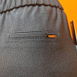 Брюки жіночі класичні штани резинка 56 темно-сірий, фото 6