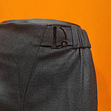 Брюки жіночі класичні штани резинка 56 темно-сірий, фото 7