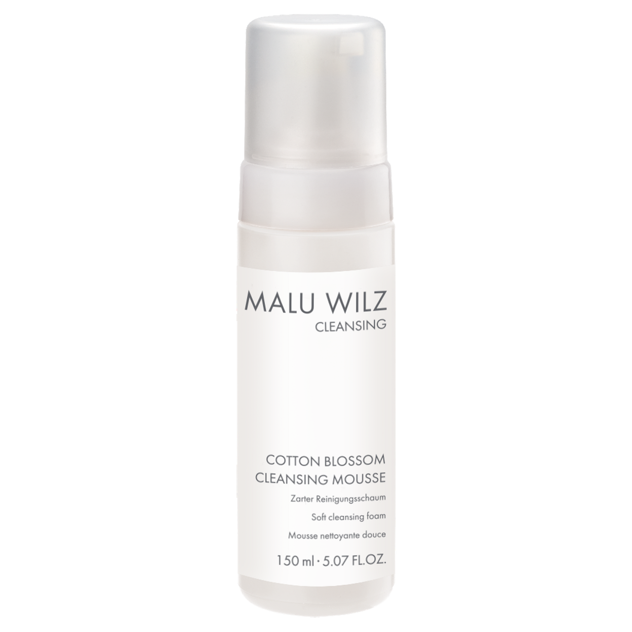 Malu Wilz Мус для вмивання з квітками бавовни COTTON BLOSSOM CLEANSING MOUSSE ,150 мл, фото 1