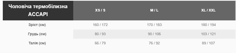 Чоловіча термофутболка з довгим рукавом Accapi Polar Bear (Black/Gray), M/L (48-50), фото 3