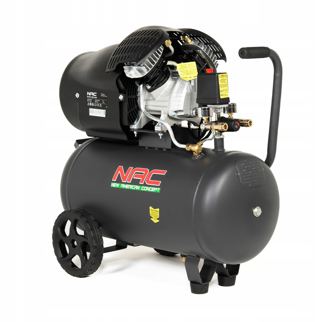 Оливний компресор NAC OL-V2-L-50-2.2-IN 50L 8bar