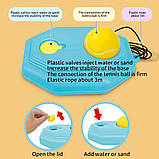 Ігровий набір для тенісу, тренажер для тенісу, набір ракеток, тренажер тенісний м'яч на гумці, фото 6