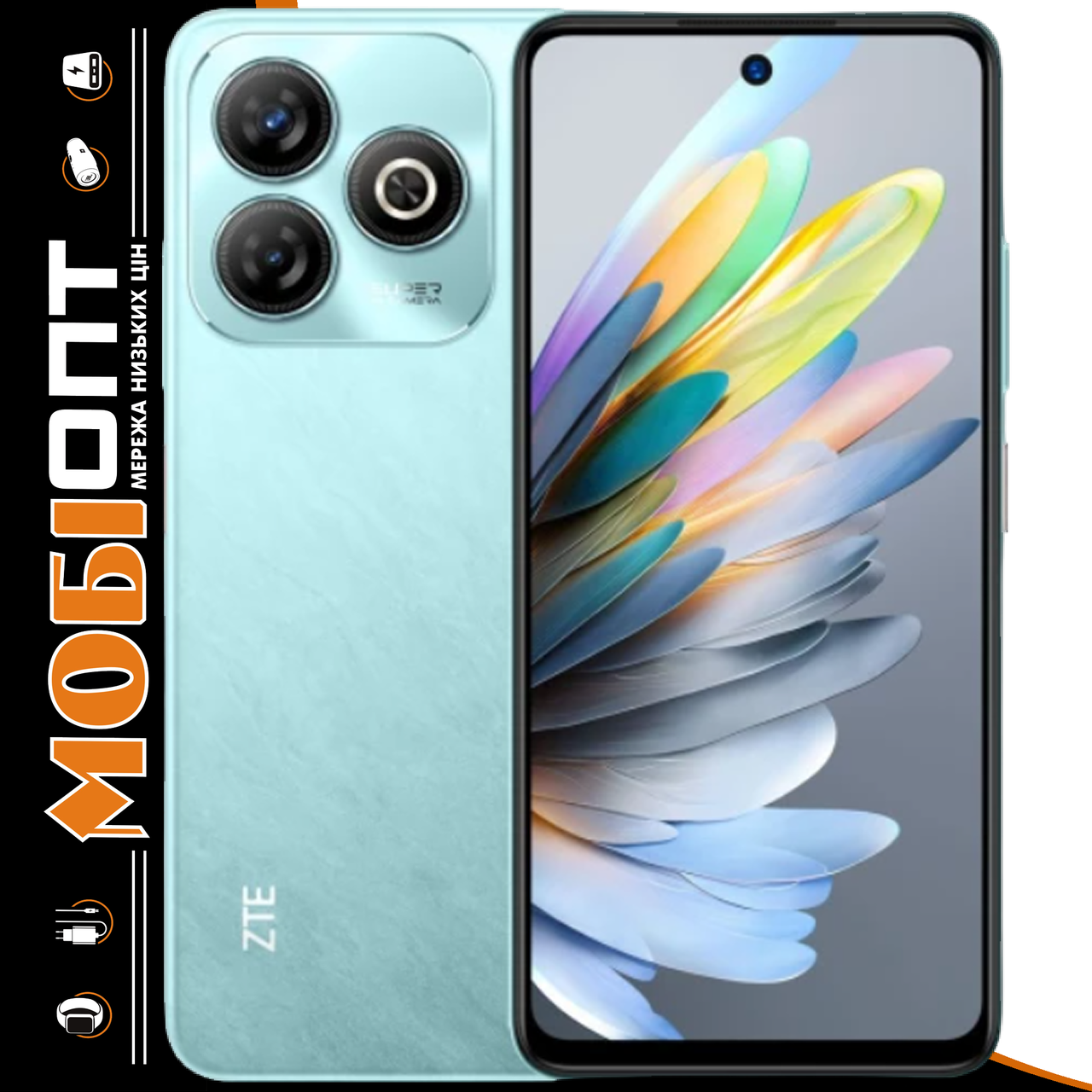 Смартфон ZTE Blade A75 4/128Gb Green UA UCRF