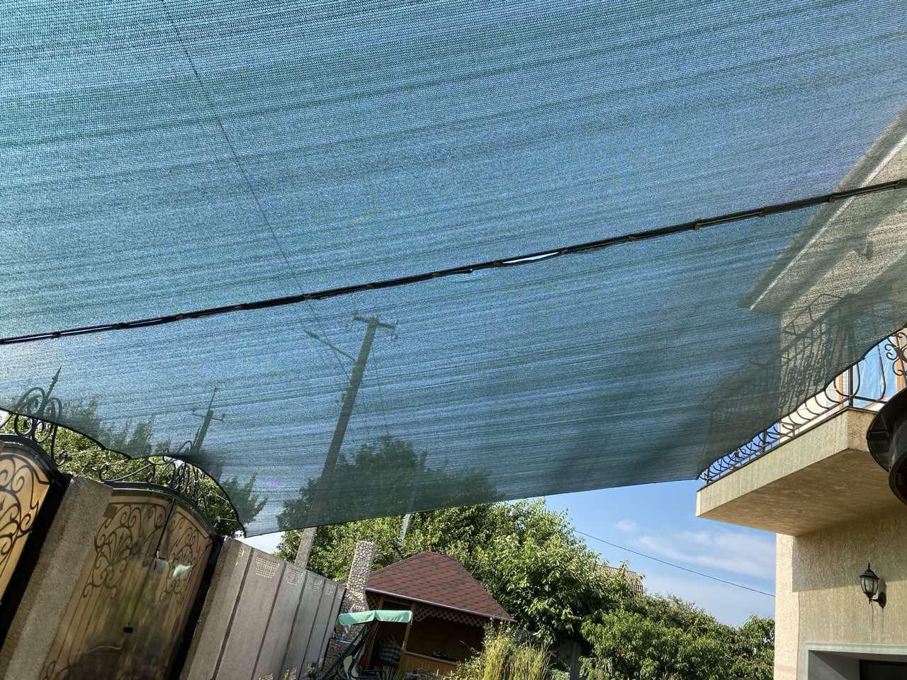 Купити сітку тіньову для тераси, 6х6м. 95% ВЕСНА