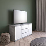 Комод тумба ТВ на 3 висувних ящиків і два двері з фасадами без ручок R-15, фото 10