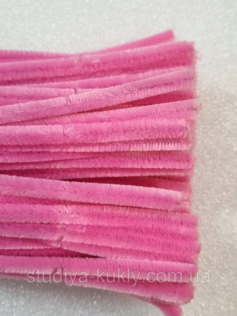 Синельний (волохатий) дріт. Рожевий., фото 1