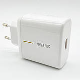 Мережевий зарядний пристрій GaN Power Adapter 5V 2A Адаптер для швидкого заряджання з USB виходом, фото 6